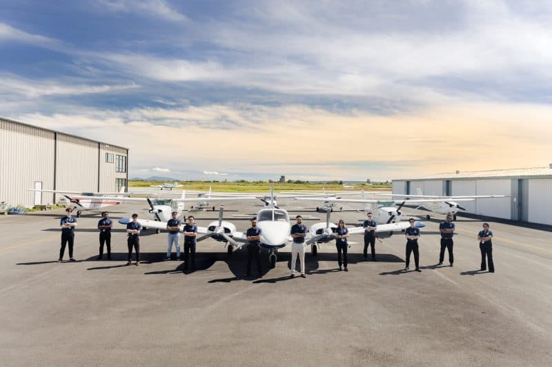 Flota y equipo de Insignia College en Boundary Bay Airport