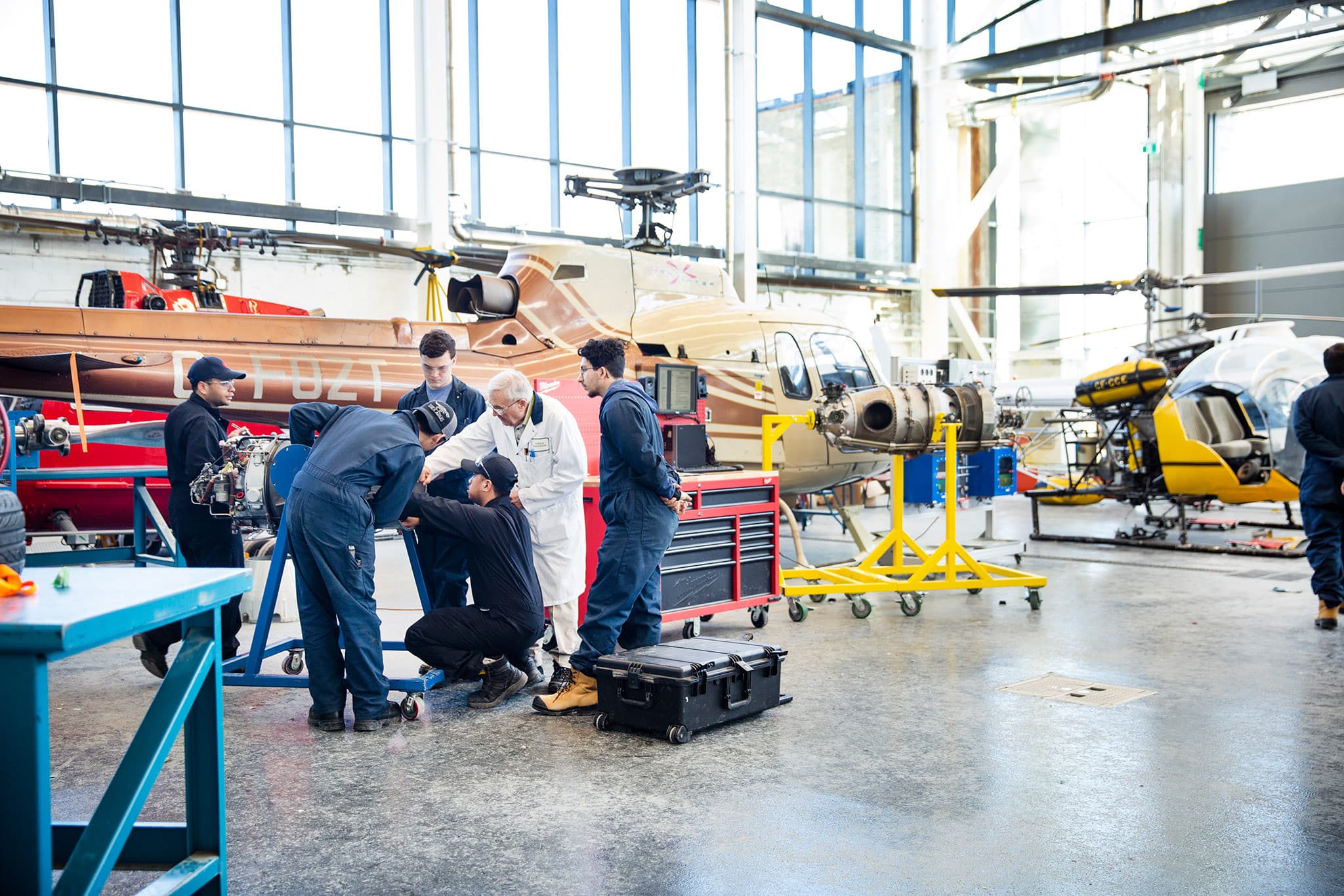 Vista del Bombardier Centre for Aerospace and Aviation, Downsview Campus, Centennial College